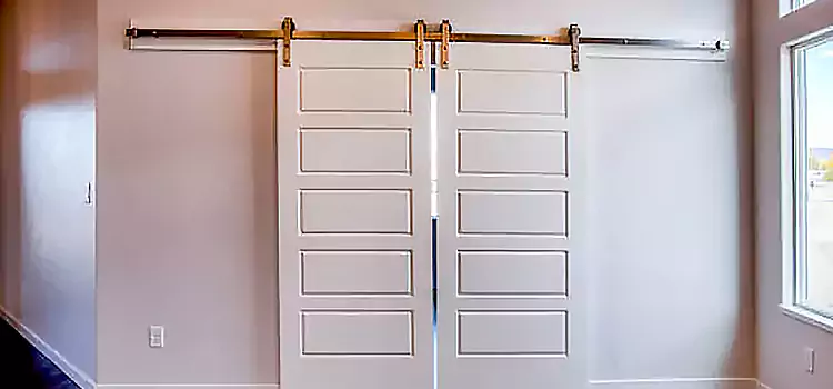 Glass Barn Door with Installation Hardware Kit Millcreek