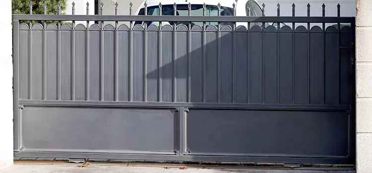 Metal Driveway Gate Installation Millcreek